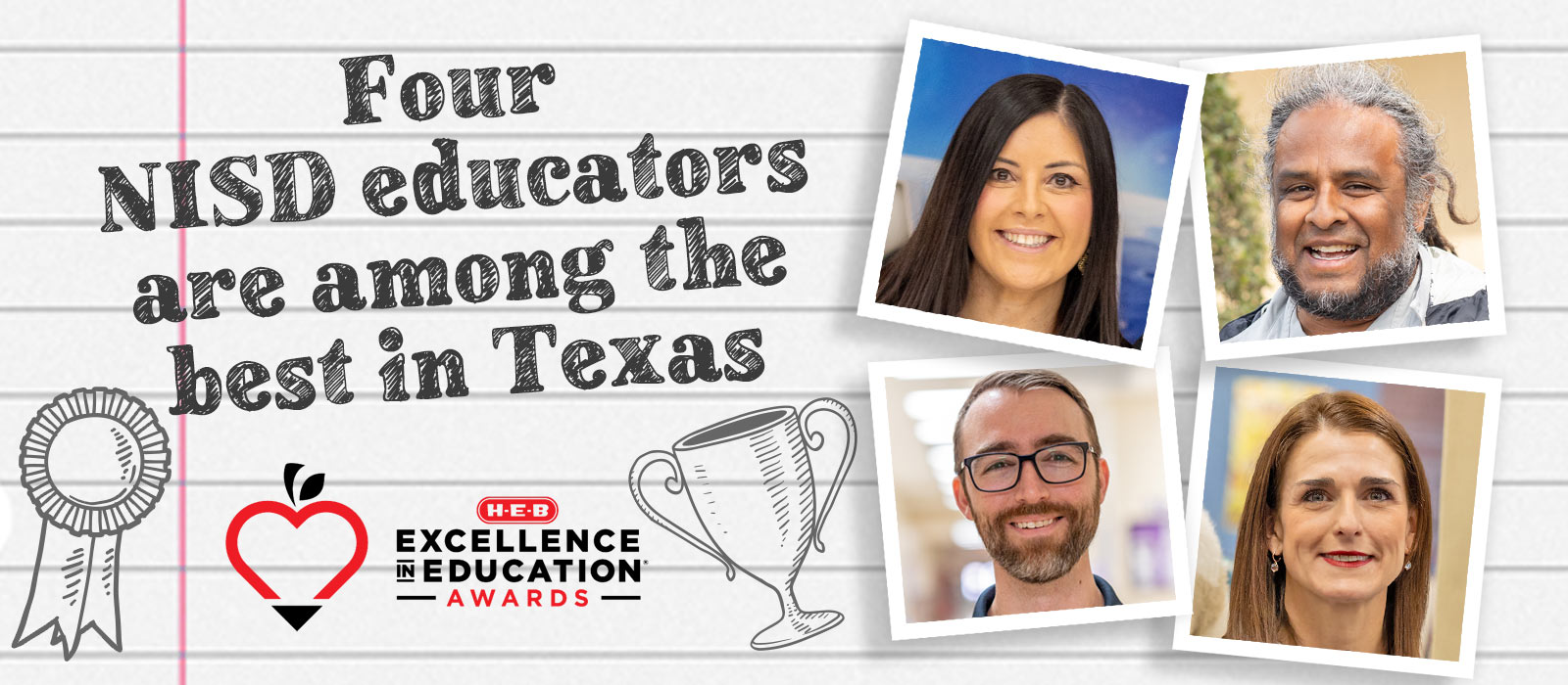 Four Team 51 Educators are among the Best in Texas